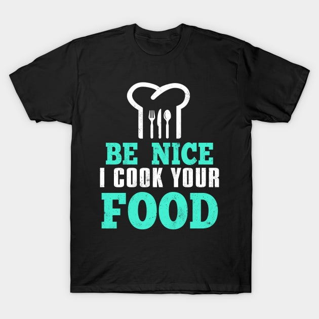 Cooking Cook Chef Food Grill Kitchen Pan Gift T-Shirt by Tee__Dot